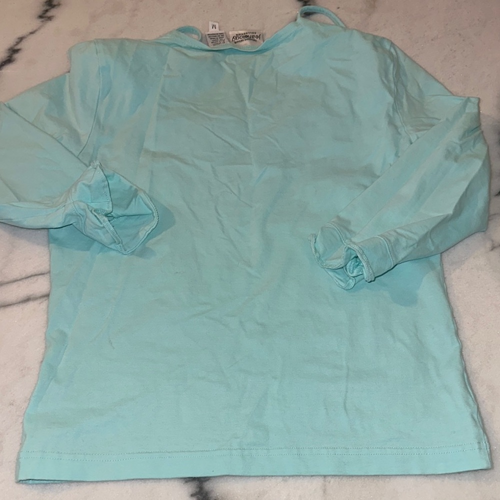 Light Blue 3/4 Sleeve Top Size M JR
